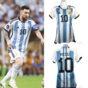 New 2023 ARGENTINA Women's HOME Soccer Jersey Messi #10